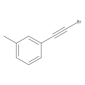 Benzene, 1-(2-bromoethynyl)-3-methyl- Structure