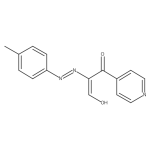 (2E)-2-[2-(4-methylphenyl)hydrazin-1-ylidene]-3-oxo-3-(pyridin-4-yl)propanal结构式