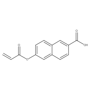 6-Acryloyloxy-2-naphthoic acid Structure