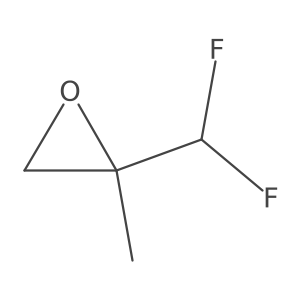 2-(Difluoromethyl)-2-methyloxirane结构式