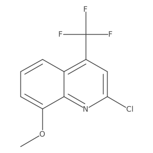 2-Chloro-8-methoxy-4-(trifluoromethyl)quinoline Structure
