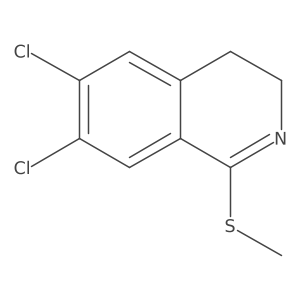 6,7-Dichloro-3,4-dihydro-1-(methylthio)isoquinoline Structure
