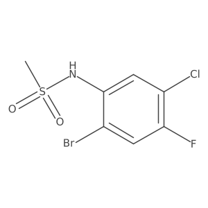 N-(2-bromo-5-chloro-4-fluorophenyl)methanesulfonamide Structure
