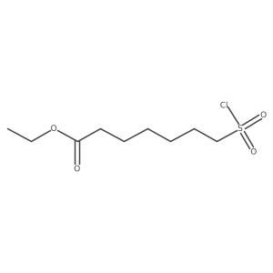 Ethyl 7-chlorosulfonylheptanoate Structure