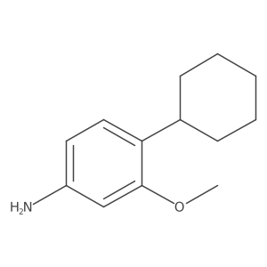 4-Cyclohexyl-3-methoxyaniline结构式