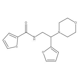 N-(2-(furan-2-yl)-2-morpholinoethyl)thiophene-2-carboxamide Structure