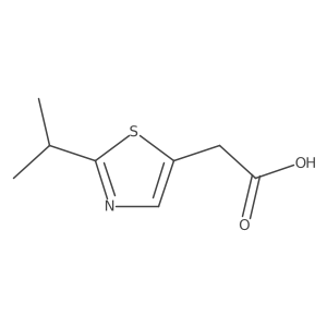 2-[2-(Propan-2-yl)-1,3-thiazol-5-yl]acetic acid Structure