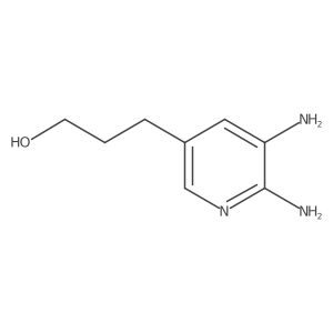 5,6-Diamino-3-pyridinepropanol Structure