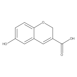 6-hydroxy-2H-chromene-3-carboxylic acid Structure
