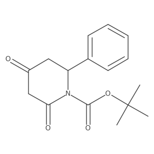Tert-butyl 2,4-dioxo-6-phenylpiperidine-1-carboxylate Structure