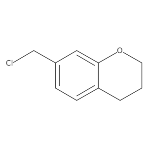 7-(chloromethyl)-3,4-dihydro-2H-1-benzopyran Structure