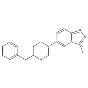 6-(4-Benzylpiperidin-1-yl)-3-methyl[1,2,4]triazolo[4,3-b]pyridazine Structure