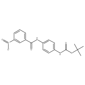 tert-butyl N-[4-[(3-nitrobenzoyl)amino]phenyl]carbamate结构式