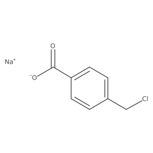 Sodium 4-(chloromethyl)benzoate结构式