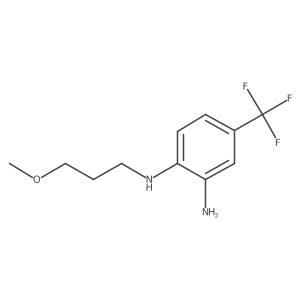 n1-(3-Methoxypropyl)-4-(trifluoromethyl)benzene-1,2-diamine结构式