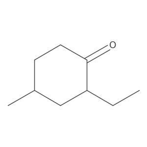 2-Ethyl-4-methylcyclohexan-1-one结构式