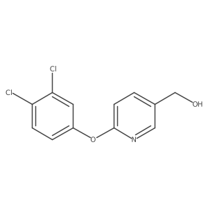 6-(3,4-dichlorophenoxy)-3-Pyridinemethanol结构式
