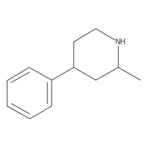 rac-(2R,4R)-2-methyl-4-phenylpiperidine结构式