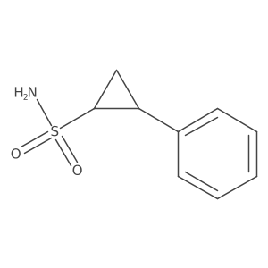 trans-2-Phenylcyclopropane-1-sulfonamide结构式
