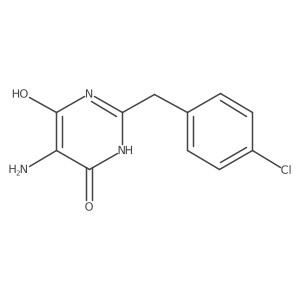 5-Amino-2-(4-chloro-benzyl)-pyrimidine-4,6-diol Structure