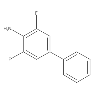 3,5-Difluorobiphenyl-4-amine结构式