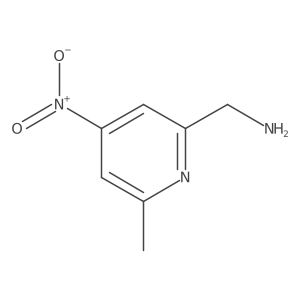 (6-Methyl-4-nitropyridin-2-YL)methanamine Structure
