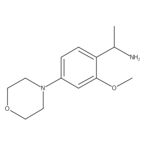 (I+/-S)-2-Methoxy-I+/--methyl-4-(4-morpholinyl)benzenemethanamine Structure