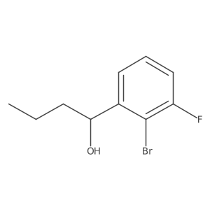 1-(2-Bromo-3-fluorophenyl)butan-1-ol结构式
