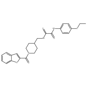 N1-((1-(benzofuran-2-carbonyl)piperidin-4-yl)methyl)-N2-(4-ethoxyphenyl)oxalamide Structure