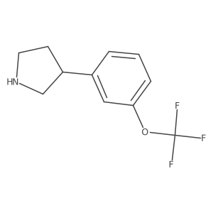 3-(3-(Trifluoromethoxy)phenyl)pyrrolidine Structure