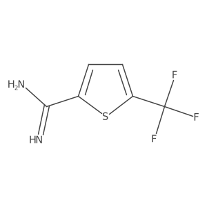 5-(Trifluoromethyl)thiophene-2-carboximidamide结构式