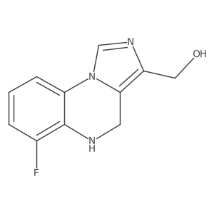 Imidazo[1,5-a]quinoxaline-3-methanol, 6-fluoro-4,5-dihydro-结构式