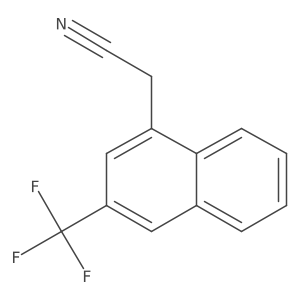 2-(Trifluoromethyl)naphthalene-4-acetonitrile结构式