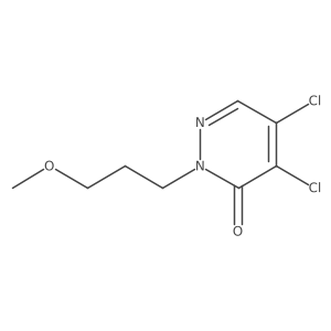 4,5-Dichloro-2-(3-methoxypropyl)pyridazin-3(2H)-one结构式