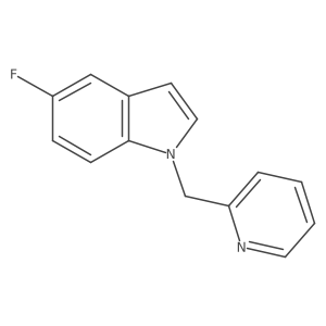 5-Fluoro-1-(pyridin-2-ylmethyl)-1H-indole Structure