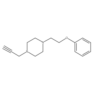 1-(2-Phenoxyethyl)-4-(prop-2-yn-1-yl)piperazine结构式