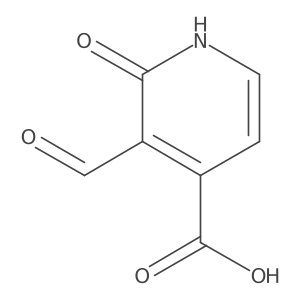 3-Formyl-2-hydroxyisonicotinic acid结构式