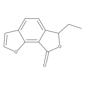 (R)-6-Ethylbenzo[1,2-b:5,6-c']difuran-8(6H)-one结构式