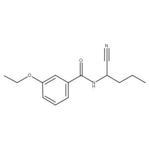 N-(1-cyanobutyl)-3-ethoxybenzamide Structure