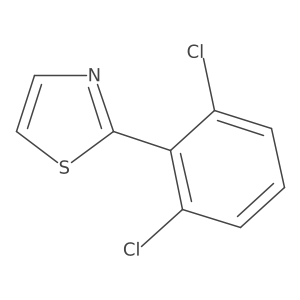 2,6-Dichlorophenyl thiazole结构式