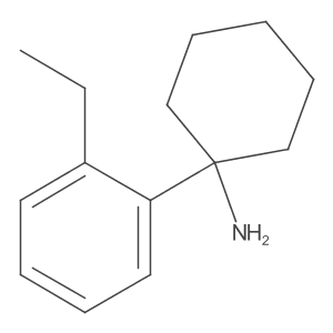 1-(2-Ethylphenyl)cyclohexan-1-amine结构式