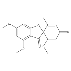 Dechlorodehydrogriseofulvin结构式