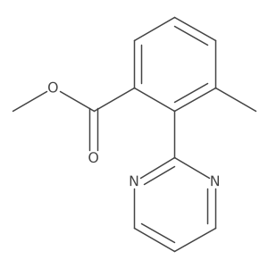Methyl 3-methyl-2-(pyrimidin-2-yl)benzoate Structure