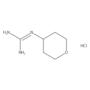 1-(Tetrahydro-2H-pyran-4-yl)guanidine hydrochloride Structure