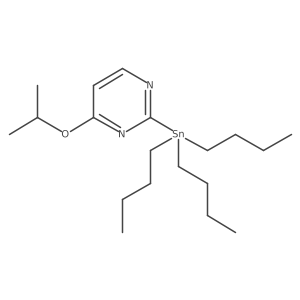4-Isopropoxy-2-(tributylstannyl)pyrimidine Structure