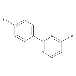 4-Bromo-2-(4-bromophenyl)pyrimidine结构式