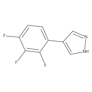 4-(2,3,4-trifluorophenyl)-1H-pyrazole结构式