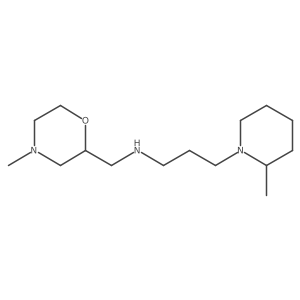 2-Morpholinemethanamine, 4-methyl-N-[3-(2-methyl-1-piperidinyl)propyl]- Structure