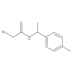 (R)-2-Bromo-N-(1-(p-tolyl)ethyl)acetamide Structure