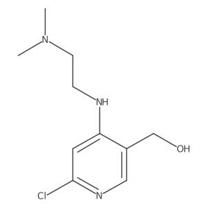 [6-Chloro-4-[2-(dimethylamino)ethylamino]pyridin-3-yl]methanol Structure
